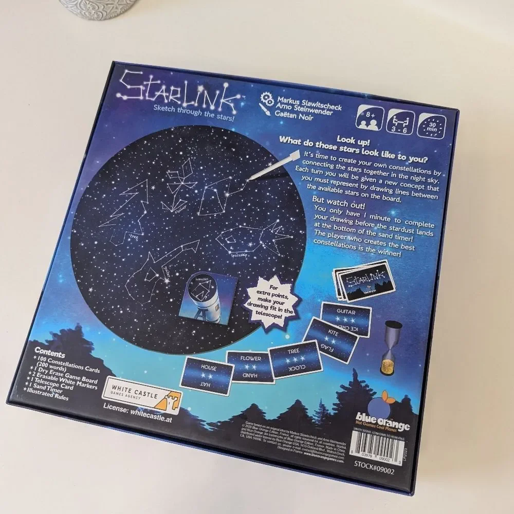Starlink Constellation Drawing Party Game Ages 8+ Like NEW Birthdays Gifting
